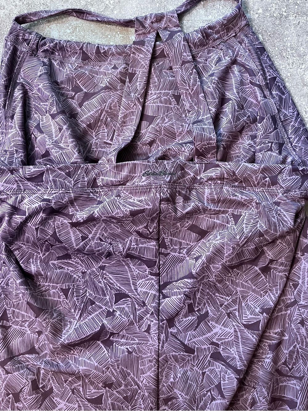 Eddie Bauer Purple Halter Athletic Sundress - Picture 4 of 10